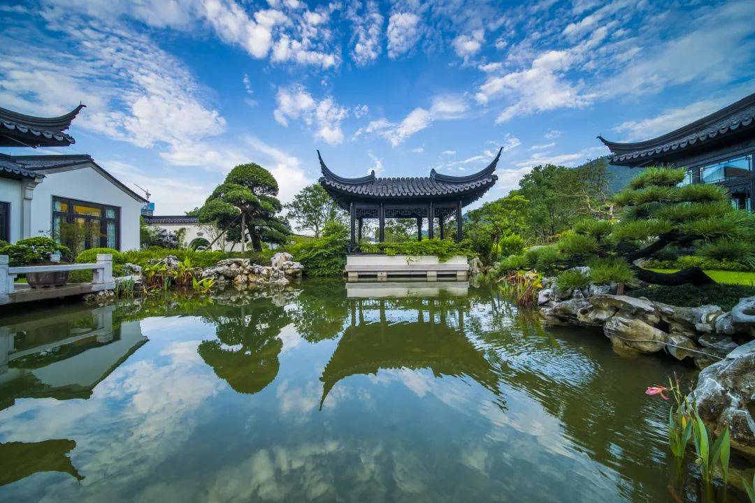 珠海最豪别墅(九洲绿城翠湖香山)绝版中式院落/独栋/合院/叠墅总价130