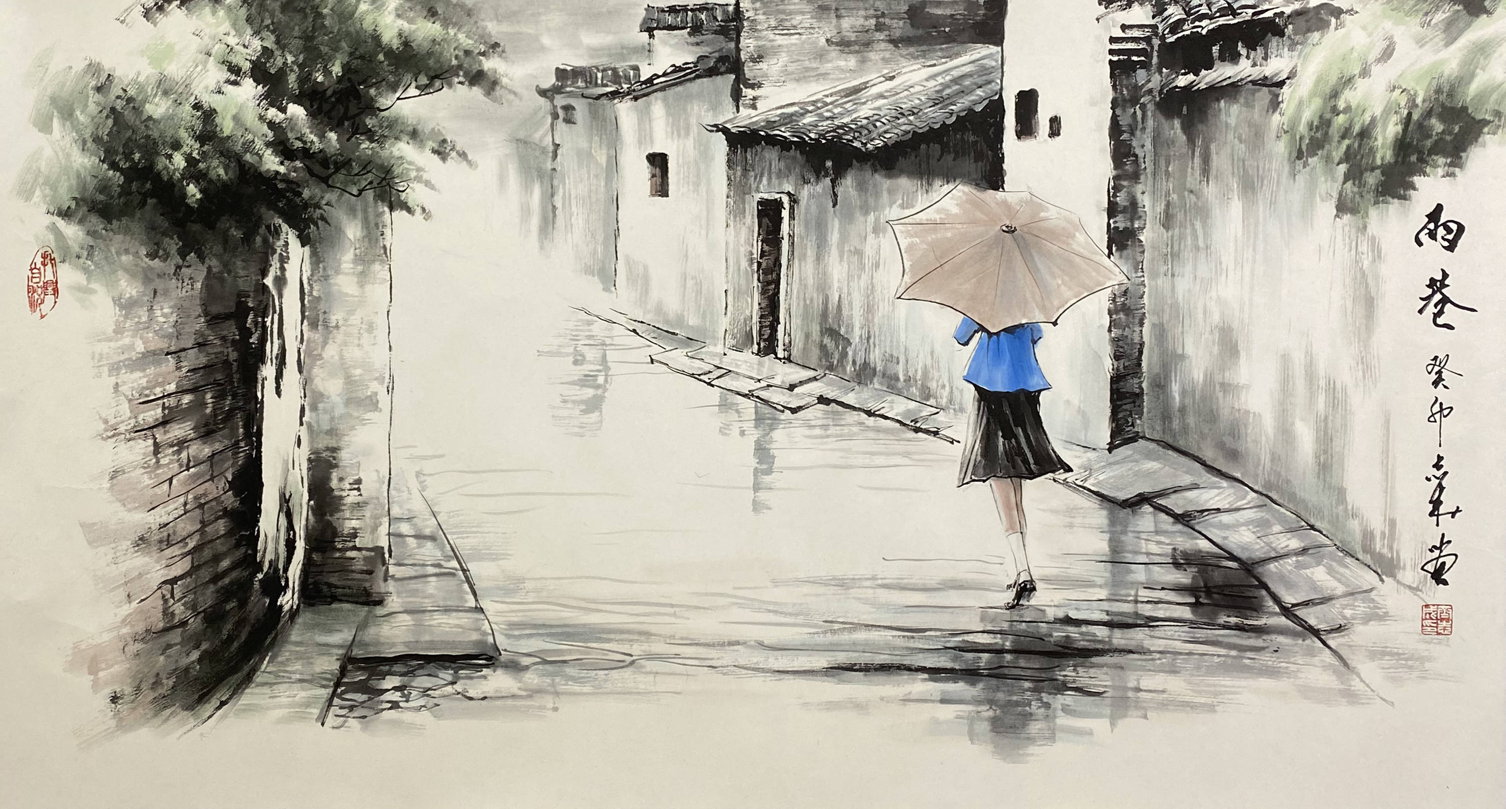 浓墨重彩,意境唯美——画家齐志成_作品_国画_史国良