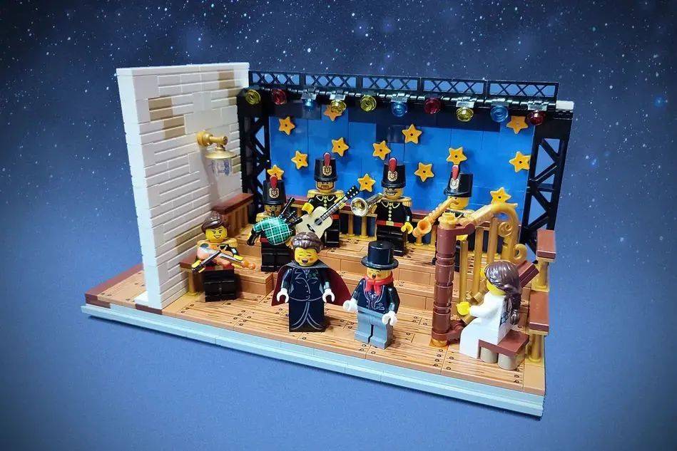 乐高ideas作品《圣诞剧场》获得万票支持_acaya_tom_演出