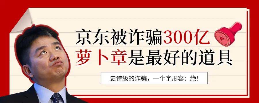 京東被詐騙300億,蘿蔔章是最好的道具_羅靜_諾亞_財富