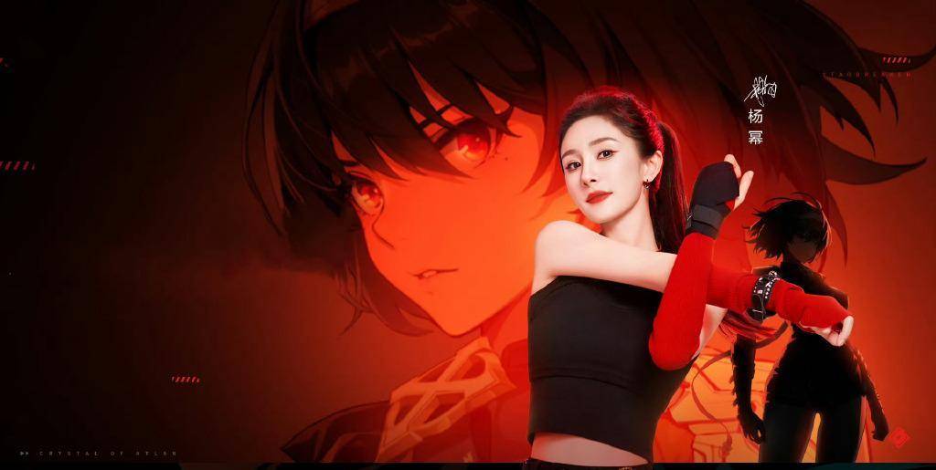 杨幂俏皮丸子头变"18岁哪吒少女",拼接中式连衣裙好身材藏不住_女孩