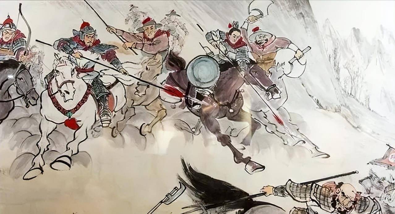 又在牛头山杀的完颜宗弼找不着北,仓皇逃窜.