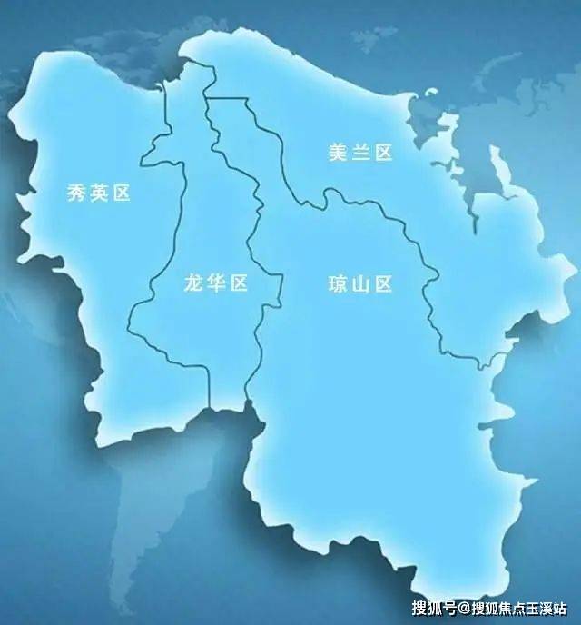 地處海南島北部,東 鄰文昌市,南接定安縣,西連澄邁縣,北臨瓊州海峽與