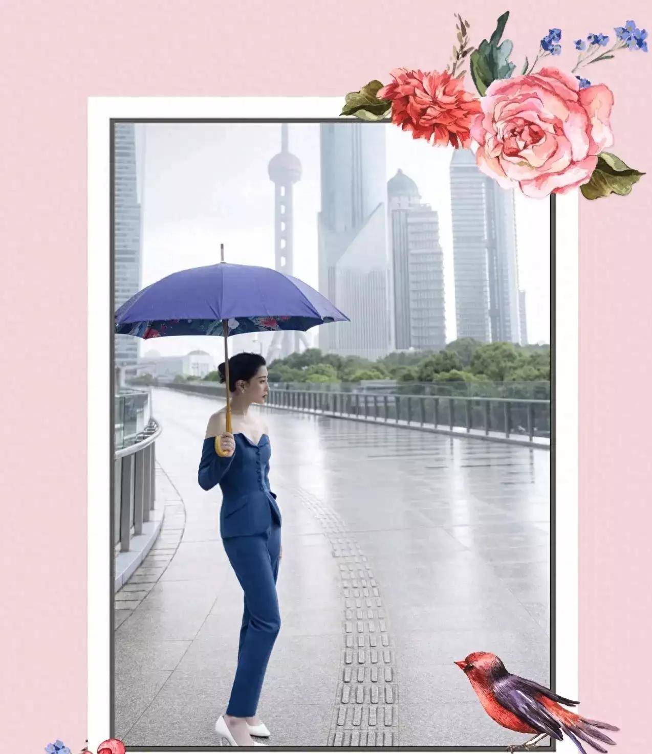 殷桃身材很好,她穿着一件一字肩上衣搭配吸烟裤,比例太惊人了_魅力