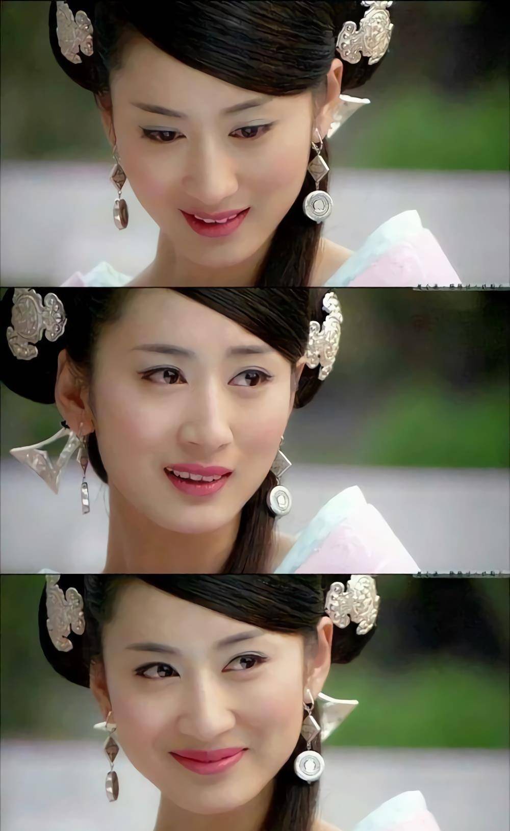 陈好的狐狸眼,半妖半媚,充满表现力.