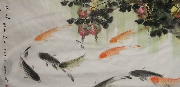 水墨大师宋亚亭:维扬画鱼第一人_全国_作品_江苏