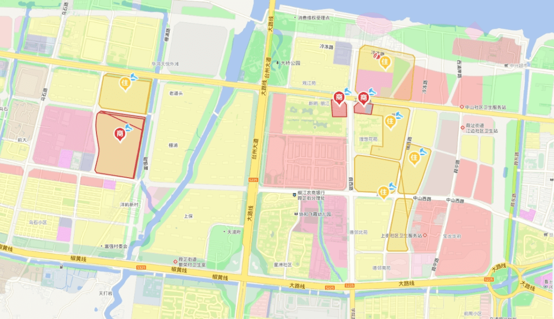 有房丨 椒江一江两岸葭沚老街板块2宗商服地块成功出让