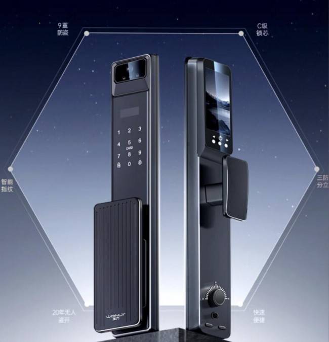 王力作为安防领域还是在智能锁领域占据了一席之地,如果家里的门是