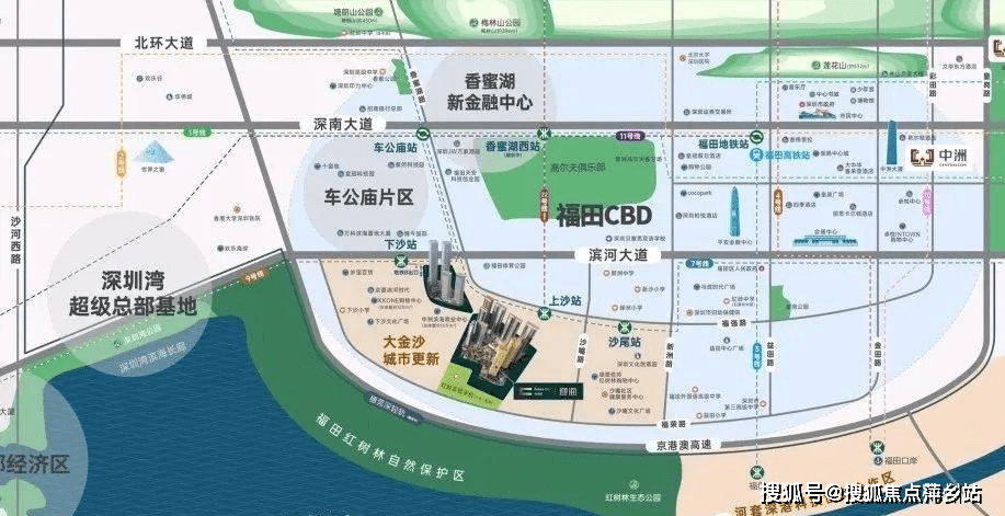 它也是不少福田改善置業者熱衷的新房區域.它就是:沙頭街道.