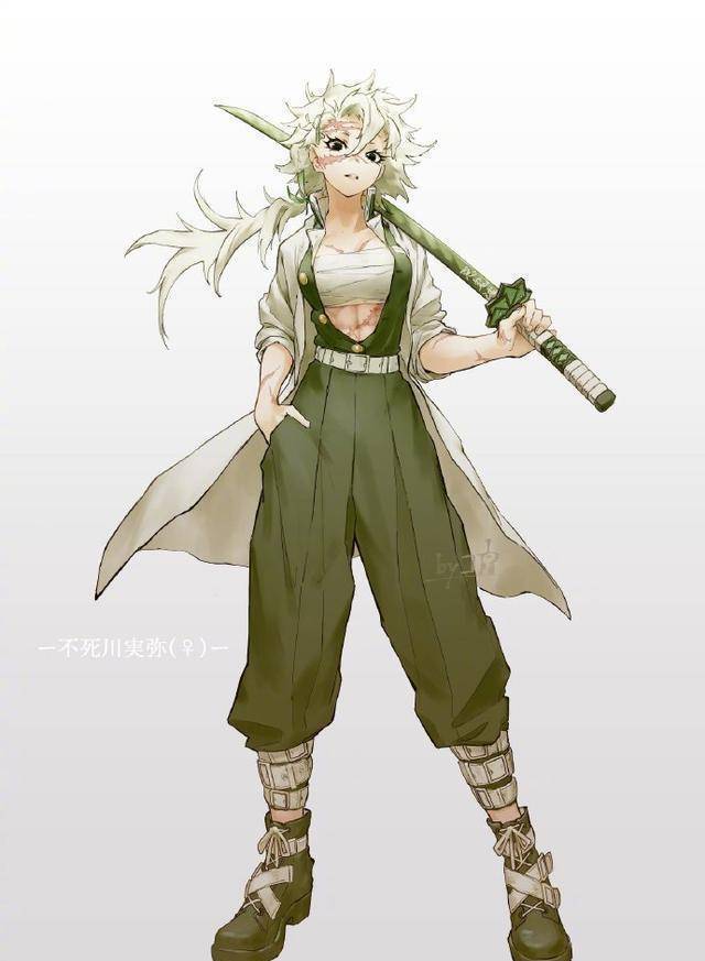 "性别互换版"的鬼灭之刃:义勇变萌妹,忍姐姐超帅气_感觉_原作_作品