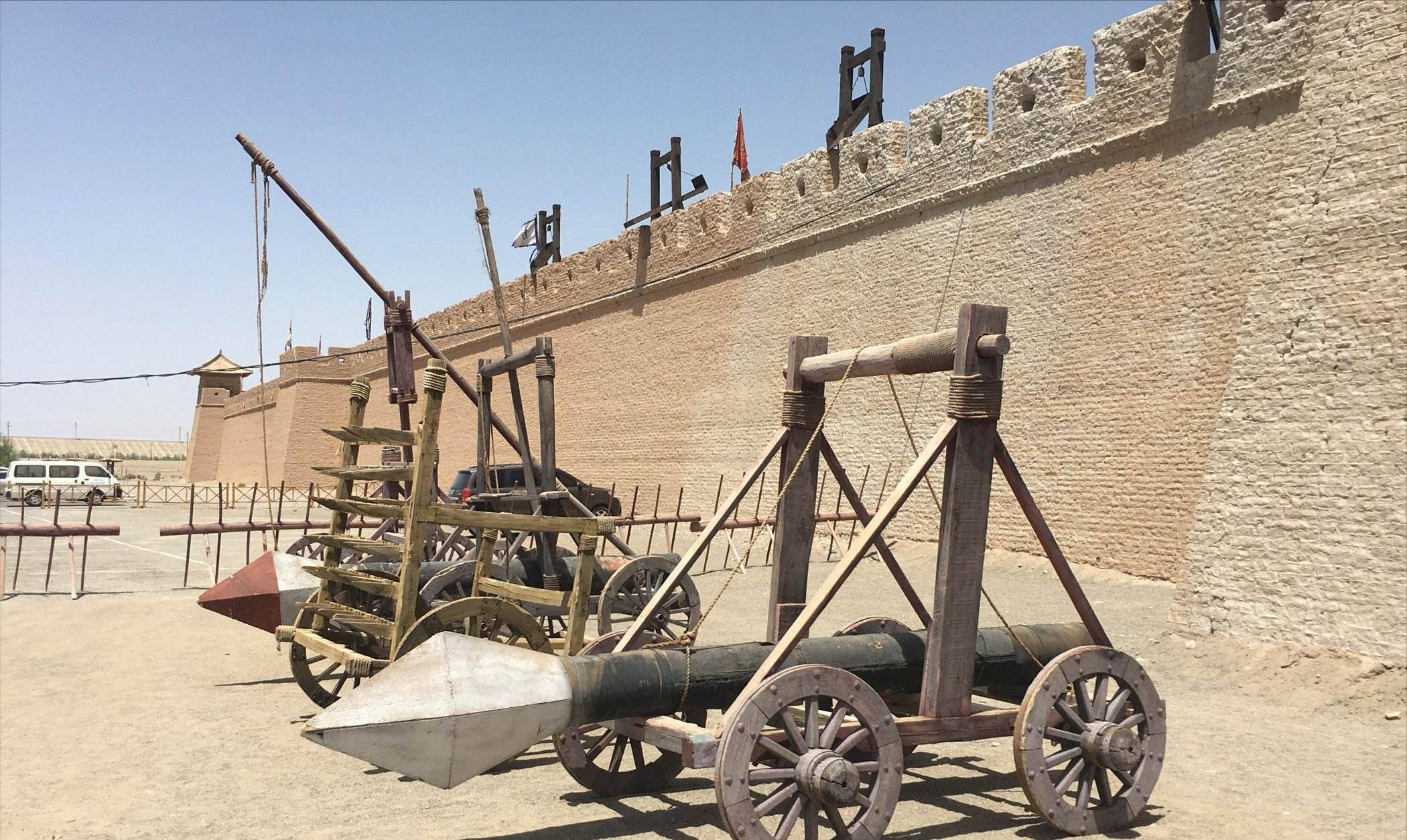 古代士兵:不可_攻城_敌人_炮车