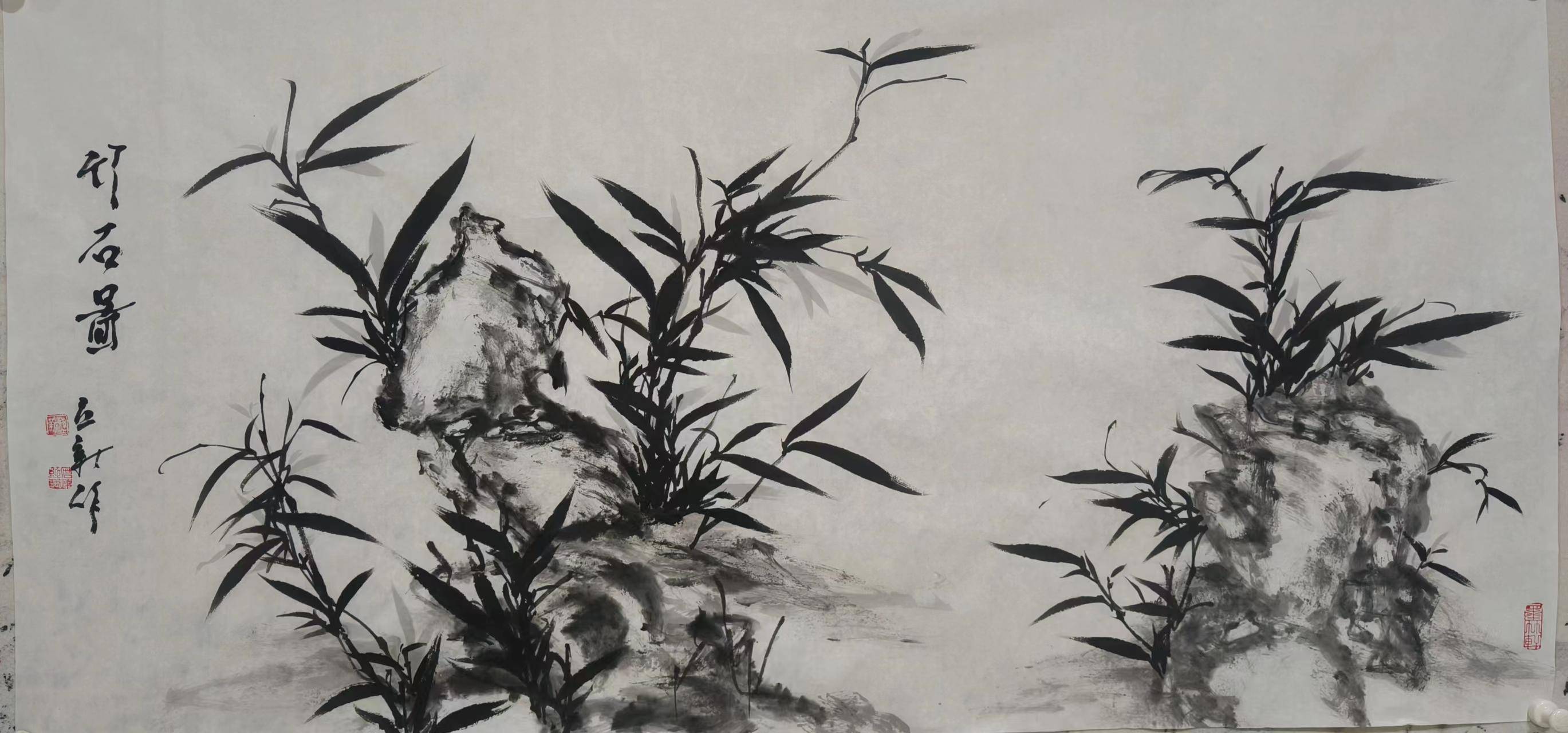 中国"墨竹"名家孙立新2024新春书画作品欣赏_河南省_文化_民族