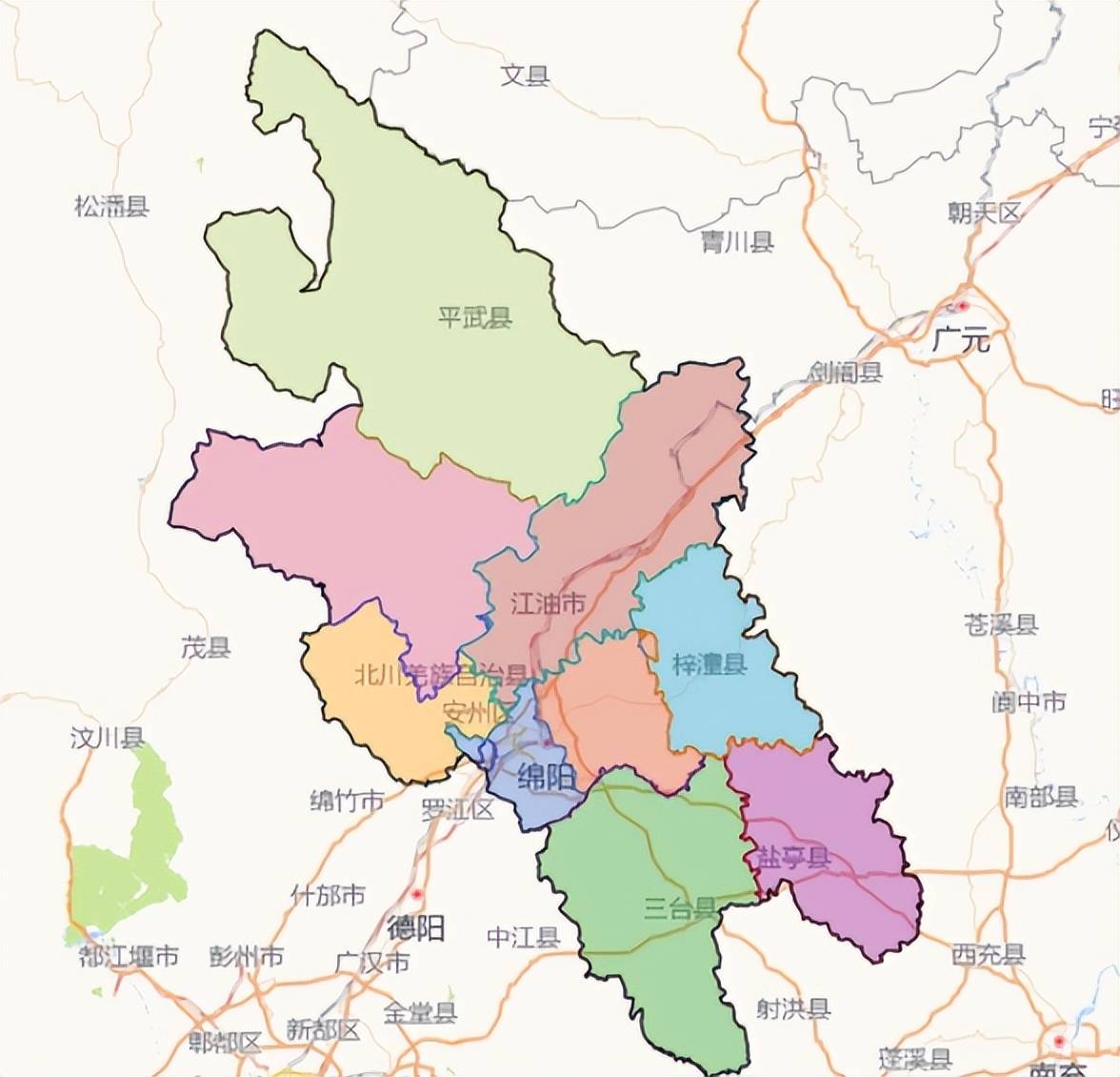 綿陽市的轄區調整,四川省的第二大城市,為何有9個區縣?