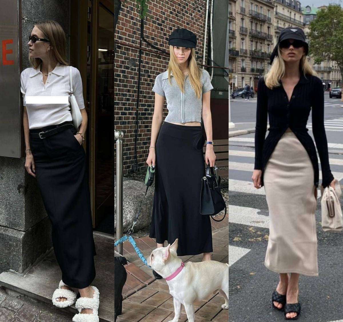 Move over, minis—the big, breezy maxi skirt is taking center stage