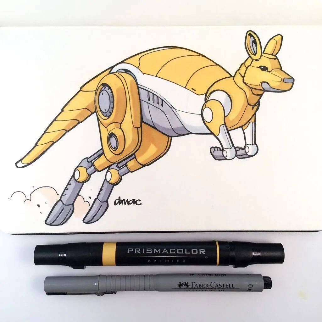 索性把动物变成了机器.效果简直了!