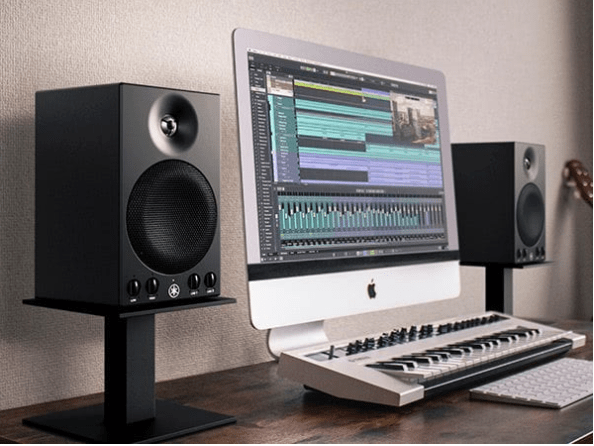 雅马哈yamaha msp3a 3寸桌面有源监听音箱编曲混音音乐工作室电脑听歌