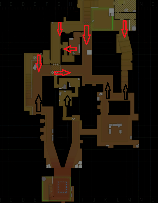 csgo休闲模式人质解救地图优势分析