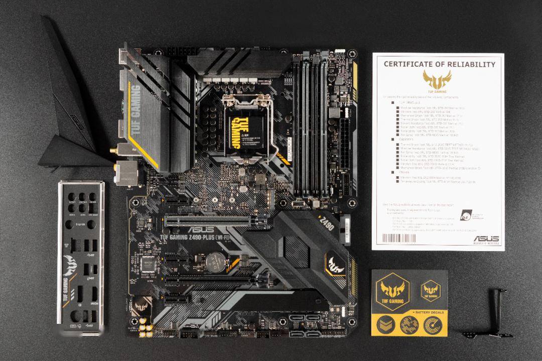 高规格护航十代酷睿电竞特工准备就绪华硕tufgamingz490pluswifi图解