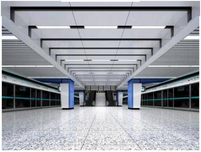 昆明地铁6号线二期塘子巷站,岔街站效果图来啦!5号线也有新进展