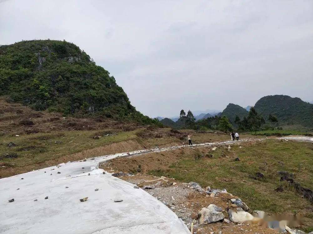 德保巴头乡极度贫困村修起了一条致富路