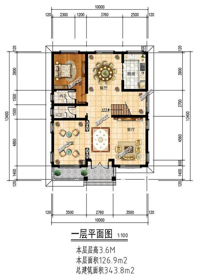 5款占地120平三层别墅,最适合农村建的欧式别墅,收藏图纸不迷路