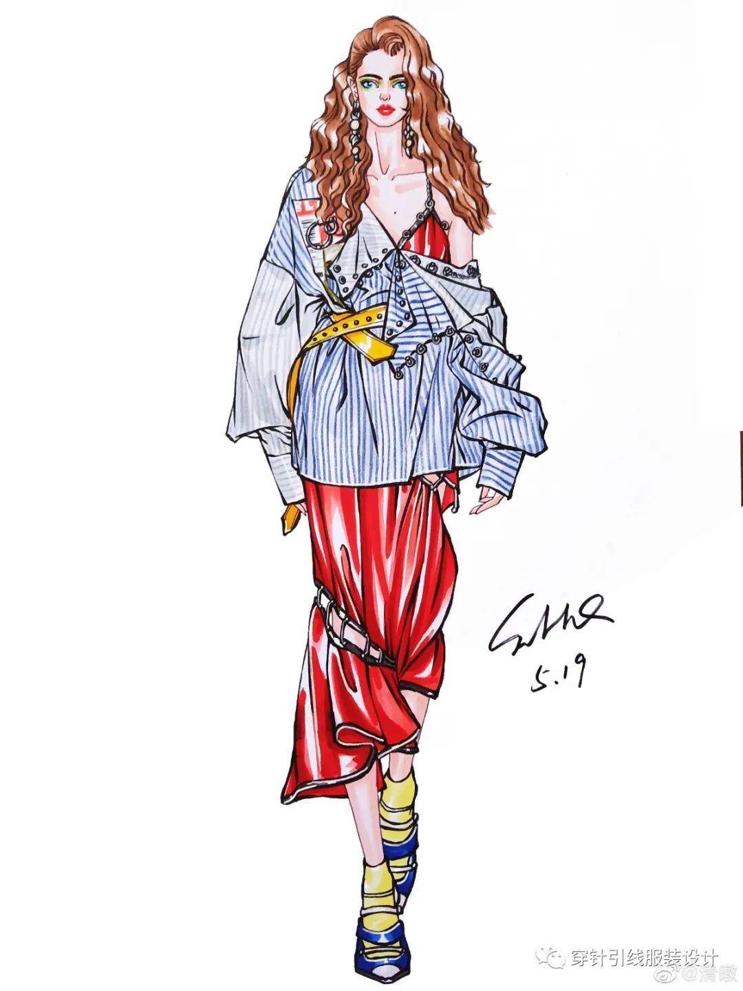 效果图70张服装效果图