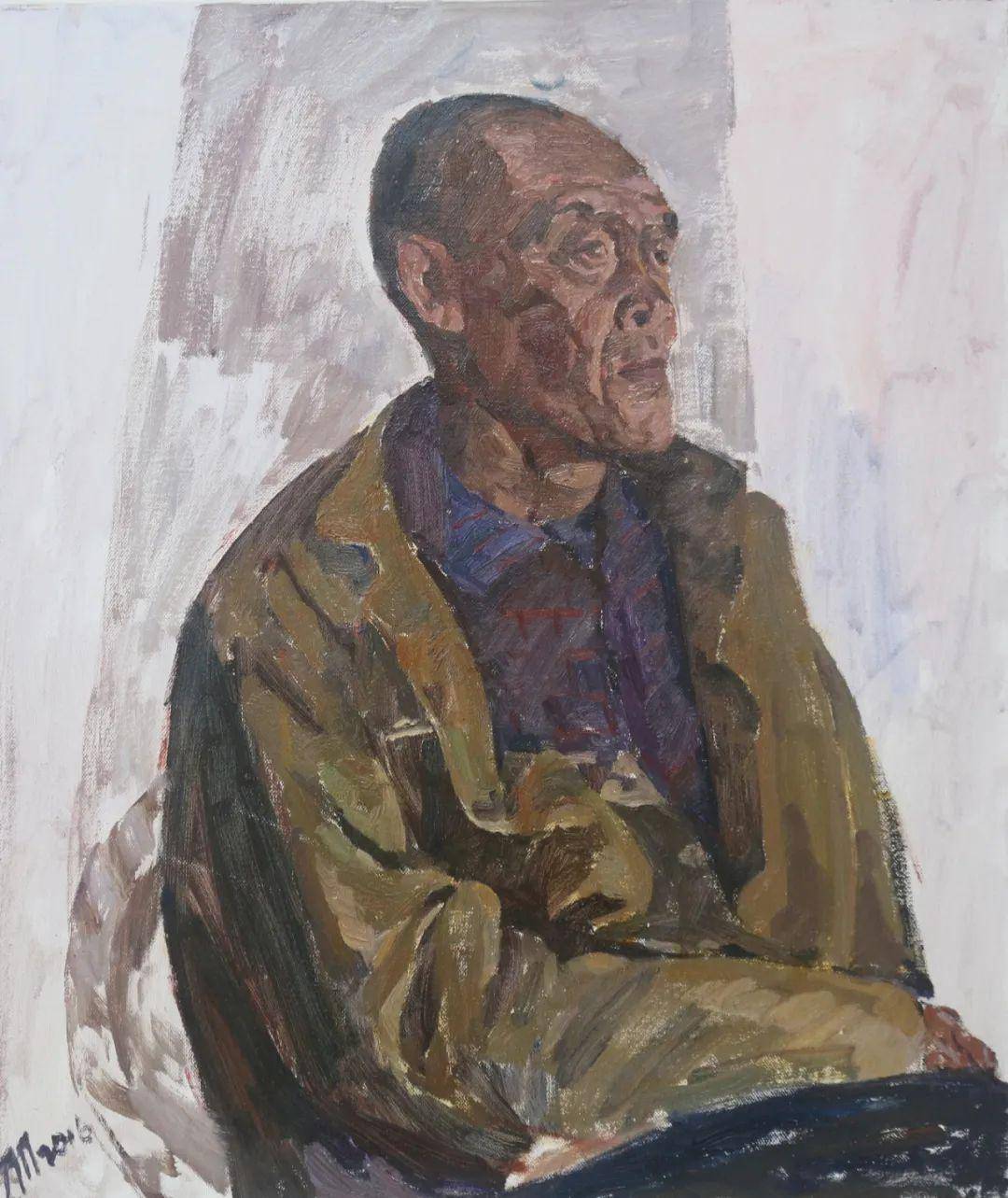 《客家人》/ 130cmx90cm / 油画 / 2016年 蒋庆北油画列维坦作品深圳