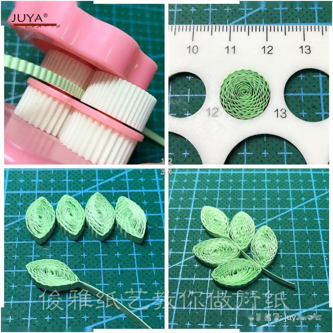 教你做衍纸(275)熙春(下)|材料包已上架