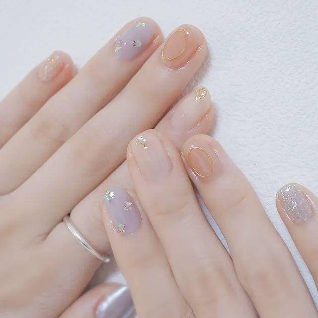 超适合夏天的半透果冻甲~自带清凉感!