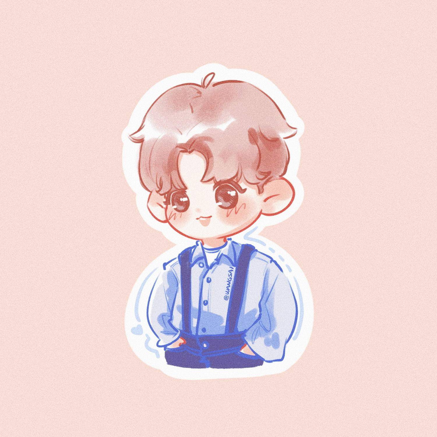 饭绘王源q图,软萌源超可爱