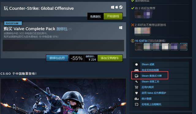 steam买游戏回血靠挂卡,集换式卡牌这样玩_工具