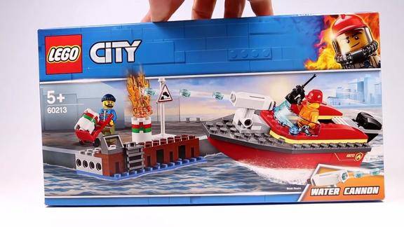 乐高1月新品城市系列码头失火救援60213lego玩具积木
