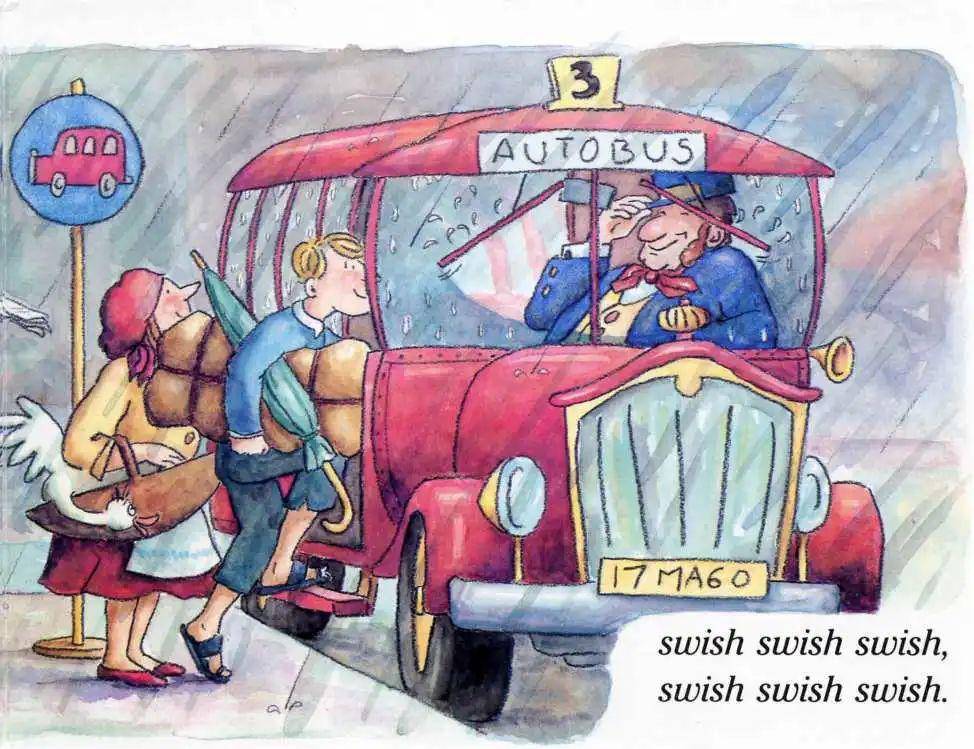 绘本阅读wheelsonthebus小车迷们看过来