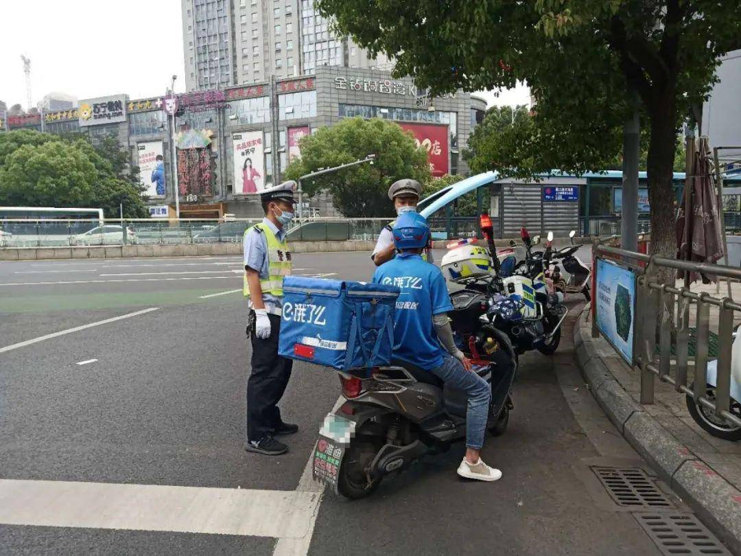 查處200餘起常州交警集中清查外賣電動車