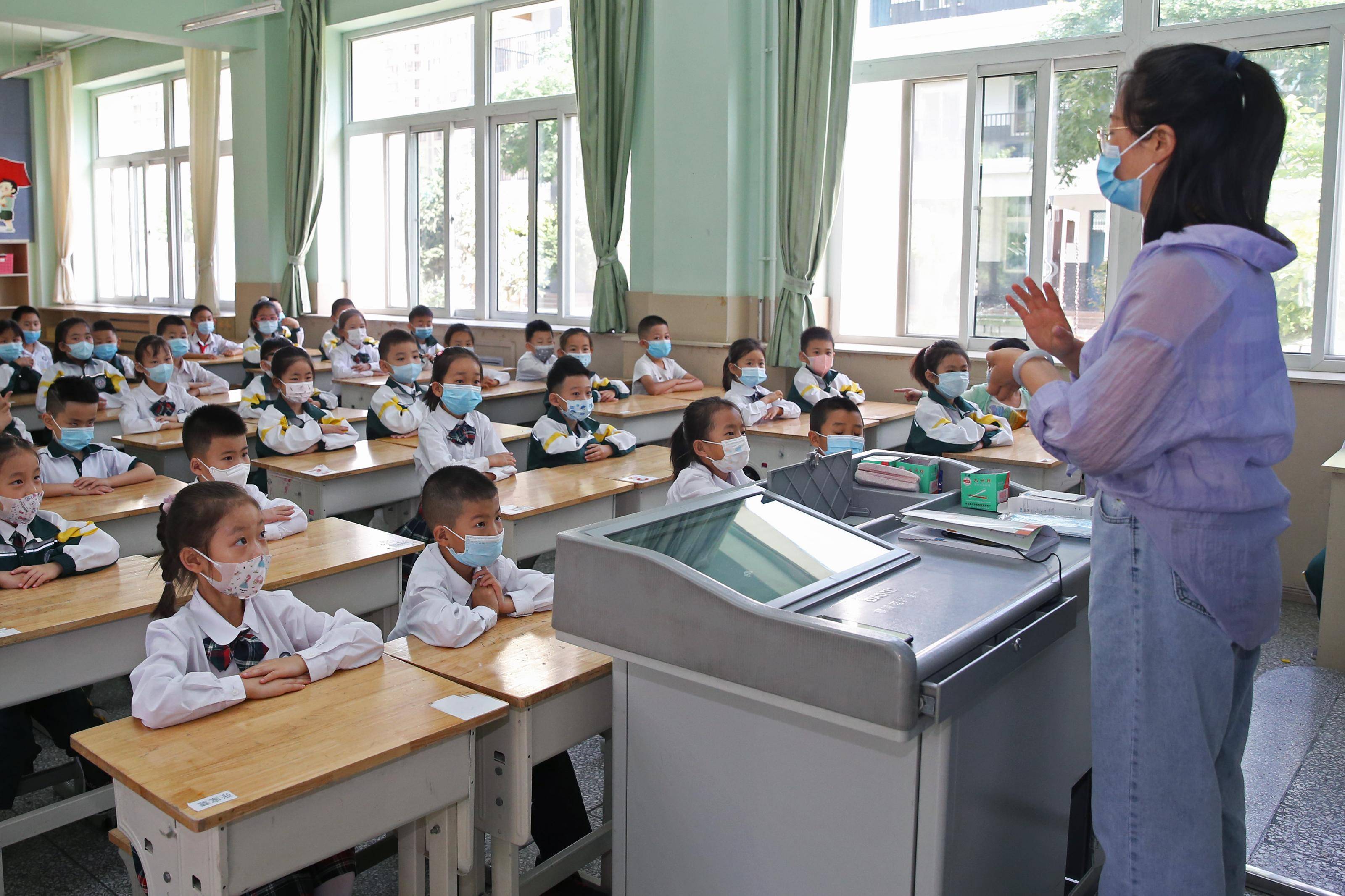 寧夏銀川:小學低年級學生開學復課