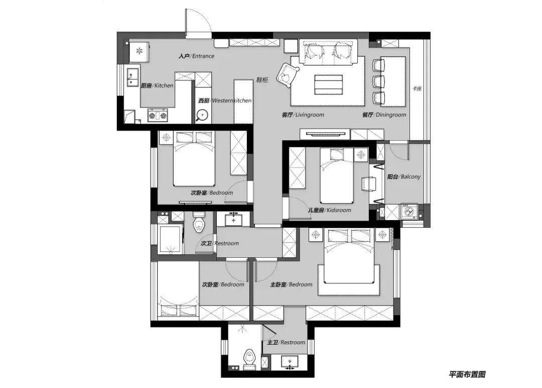 140㎡复古混搭风全屋太有个性阳台变身卡座餐厅明智又惬意
