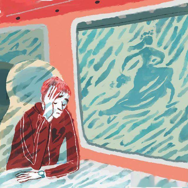 用轻松的线条表达内心的情绪插画师ilariaurbinati作品