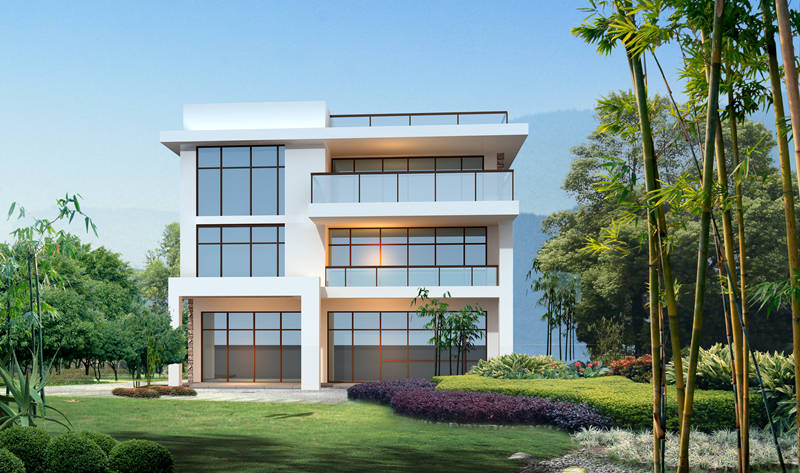 罕见的平屋顶欧式风格别墅,外观漂亮且造价低,建议准备盖房的朋友收藏