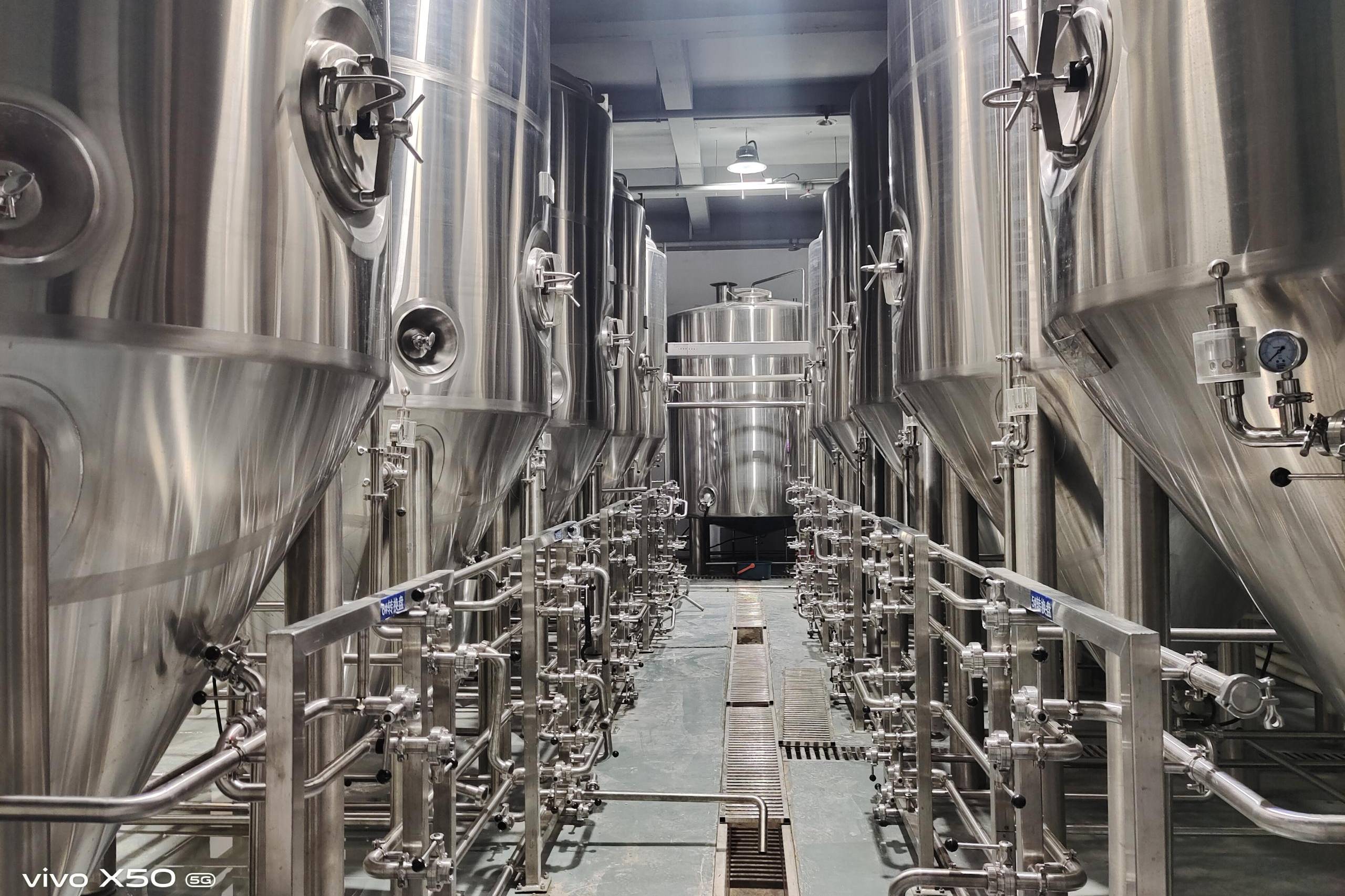 山东精鹰啤酒设备厂家承建年产两千吨精酿啤酒工厂项目