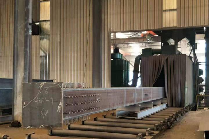 钢结构公司钢结构加工制作箱型柱走嘞钢结构生厂厂家