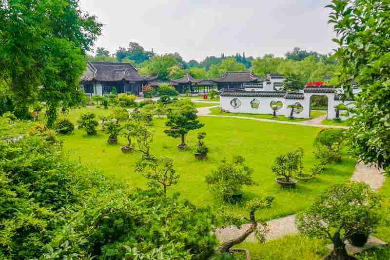 扬州的"盆景园",清初为古郧园