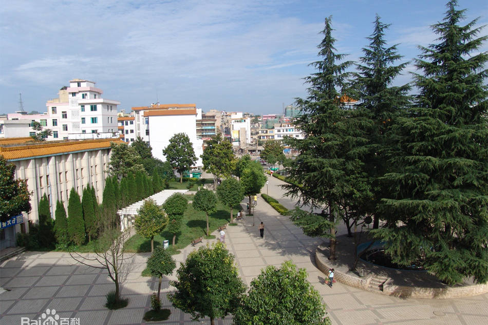 地图里看区域发展贵州省镇宁县城市化进程