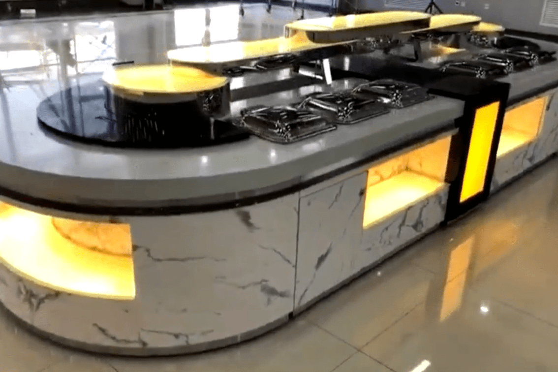 酒店早餐厅自助餐台食堂加热自选餐台海德利