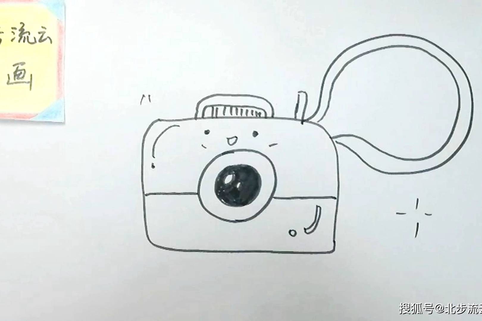 小学生相机的画法图画图片