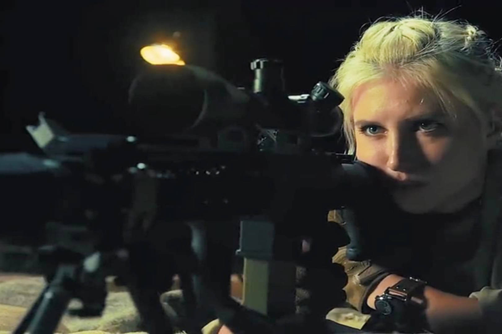 沙鹰行动最美女狙击手真是太飒了