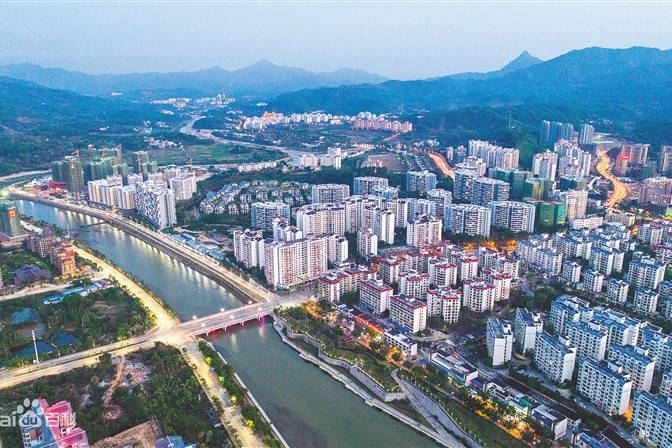地图里看区域发展海南省五指山市城市化进程