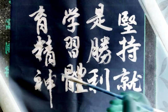 书法欣赏献给东京奥运会的奥运健儿