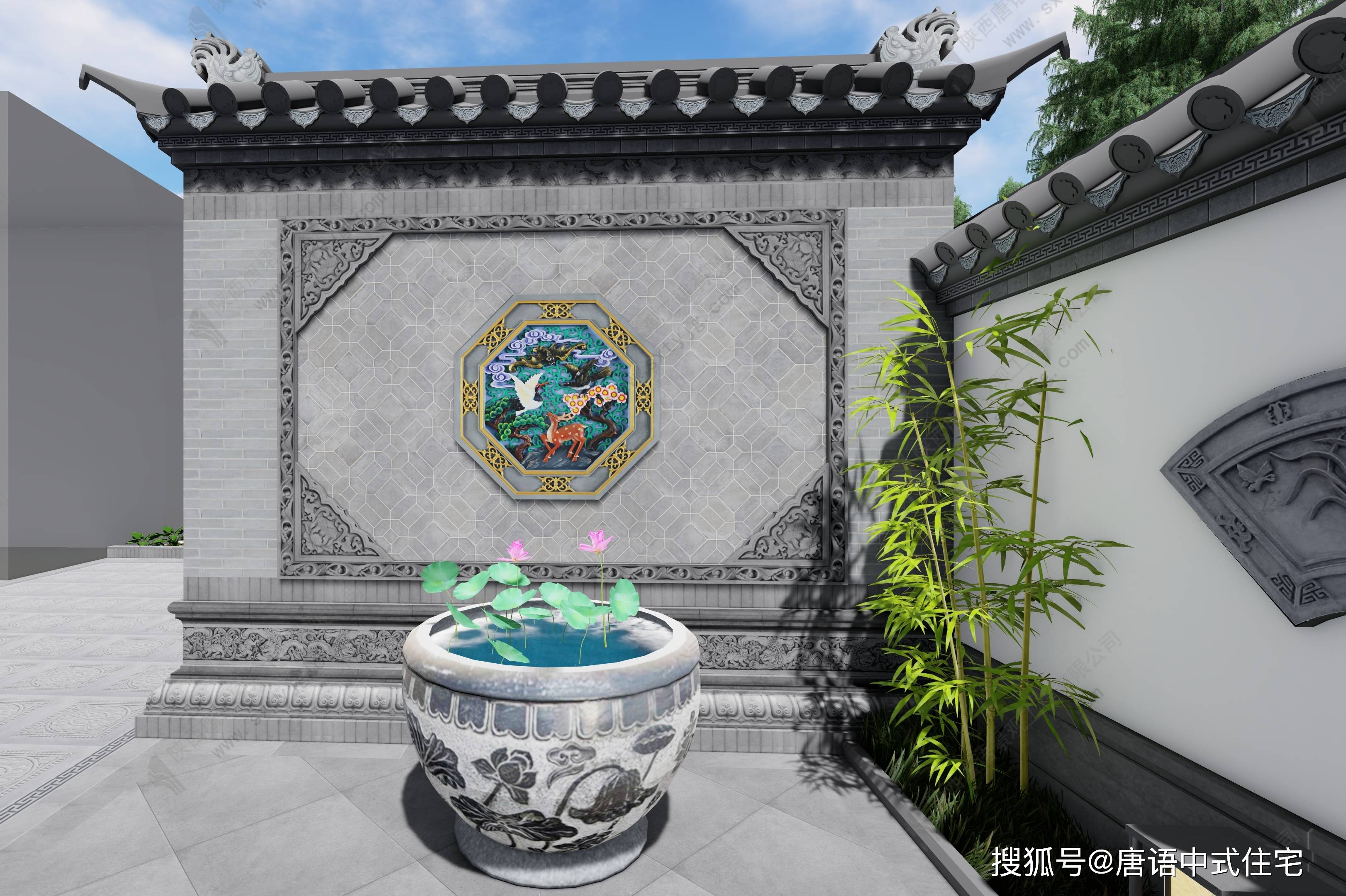 唐语照壁墙图片大全