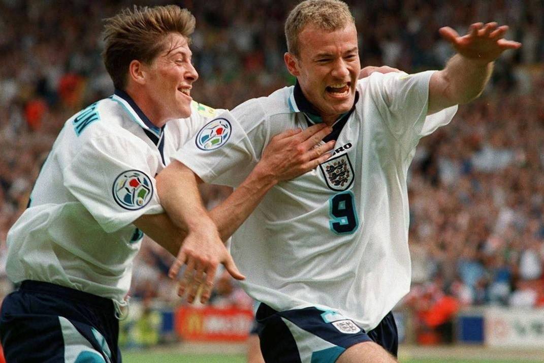 传奇巨星!阿兰-希勒英格兰国家队五大进球