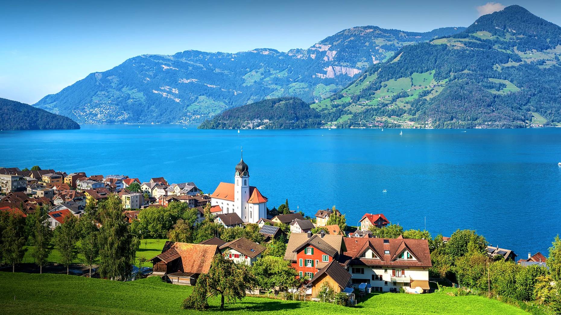 瑞士风景桌面壁纸图片